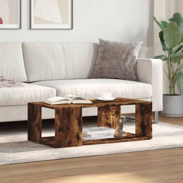 Smoked Oak Coffee Table - Stylish & Durable | HipoMarket