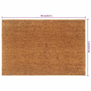 Natural Coir Door Mat 60x90 cm - Durable & Non-Slip