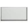 Shower Niche Brushed Silver | Stainless Steel 62x32x9 cm