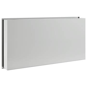 Shower Niche Brushed Silver | Stainless Steel 62x32x9 cm