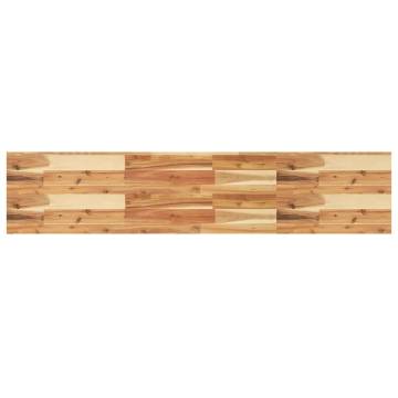 Floating Shelves (3 pcs) - Solid Acacia Wood for Stylish Storage