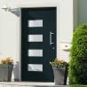  Front Door Aluminium and PVC Anthracite 110x210 cm Colour anthracite Size 110 x 210 cm Quantity in Package 1 Model right 