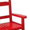 Children's Rocking Chairs - 2 pcs Red Solid Wood | HipoMarket