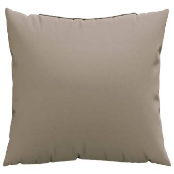 Comfortable 4-Piece Taupe Sofa Cushions - 60x60 cm