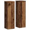 Stylish Plant Stand - 2pcs Old Wood 17x17x60 cm | HipoMarket