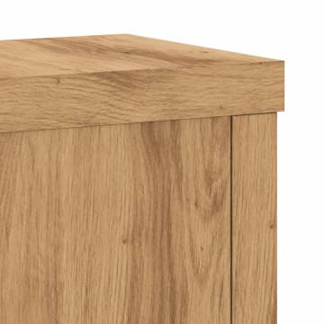 Artisian Oak Plant Stands - 2 pcs | Durable Engineered Wood