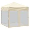 Folding Party Tent with Sidewalls Cream 2x2 m - Buy Now