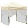 Folding Party Tent with Sidewalls Cream 2x2 m - Buy Now