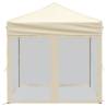 Folding Party Tent with Sidewalls Cream 2x2 m - Buy Now