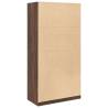 Stylish Brown Oak Wardrobe - 100x50x200 cm - Engineered Wood