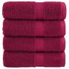  Premium Guest Towels SOLUND 4pcs Bordeaux 30x50cm 600gsm Colour bordeaux Size 30 x 50 cm Quantity in Package 4 