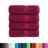 Premium Guest Towels SOLUND 4pcs Bordeaux 30x50cm 600gsm