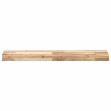 Floating Shelves 3 pcs | Untreated Solid Wood Acacia - Hipomarket