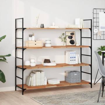 3 Pcs Floating Shelves - Solid Acacia Wood | Hipo Market