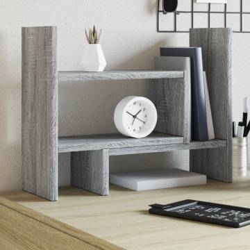 Desk Organiser Grey Sonoma - Stylish & Versatile Storage 38.5x17x39 cm