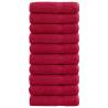  Premium Shower Towels SOLUND 10 pcs Red 70x140 cm 600 gsm Colour red Size 70 x 140 cm Quantity in Package 10 