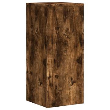 Plant Stands 2 pcs Smoked Oak - 30x30x70 cm - Hipomarket