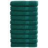  Premium Sauna Towels SOLUND 10 pcs Green 80x200 cm 600 gsm Colour green Size 80 x 200 cm Quantity in Package 10 