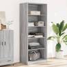 Wardrobe Grey Sonoma 80x50x200 cm - Durable & Stylish