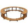 Solid Acacia Wood Spa Surround - 273x53 cm | HipoMarket