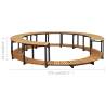 Solid Acacia Wood Spa Surround - 273x53 cm | HipoMarket