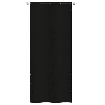 Black Balcony Screen 100x240 cm - Privacy & Decoration