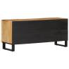 Solid Wood Mango TV Cabinet - Industrial Style 105x34x46 cm