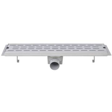 Linear Shower Drain 2 pcs 530x140 mm Stainless Steel | HipoMarket