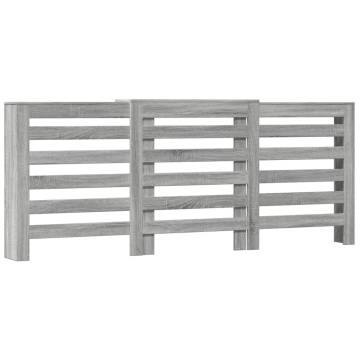 Stylish Grey Sonoma Radiator Cover - Engineered Wood Design