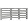 Stylish Grey Sonoma Radiator Cover - Engineered Wood Design