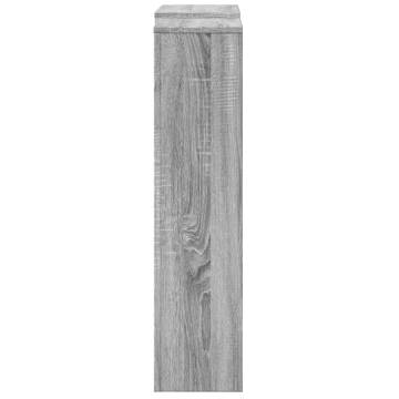 Stylish Grey Sonoma Radiator Cover - Engineered Wood Design