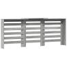 Stylish Grey Sonoma Radiator Cover - Engineered Wood Design