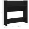 Wall Shoe Cabinets - 4 pcs Black | Stylish Storage Solution