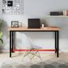 Workbench 150x55x81.5 cm Solid Wood Beech and Metal Size 150 x 55 x 81.5 cm Quantity in Package 1 