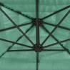 Garden Parasol with Steel Pole - Stylish Green Umbrella | HipoMarket