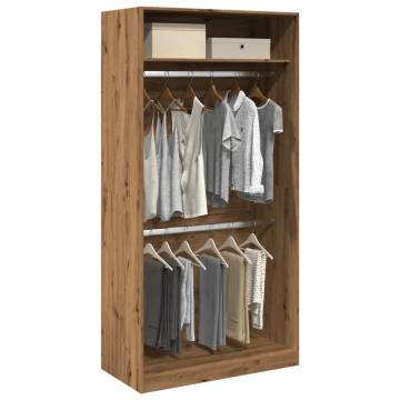 Wardrobe Artisian Oak 100x50x200 cm - Stylish Storage Solution