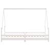 Kids Bed Frame White 90x190 cm Solid Pine - Fun & Sturdy