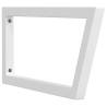 Elegant Trapezium Shelf Brackets for Washbasin - 2 pcs White