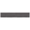 Wall Shelf Dark Brown – Solid Oak | Stylish Storage Solution