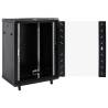 15U Network Cabinet | 19" IP20 Black | 53x40x80 cm