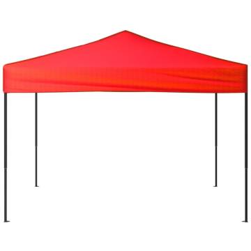 Folding Party Tent Red 3x3 m - Easy Setup & Durable Design