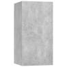 Stylish 4-Pc TV Cabinets in Concrete Grey | Hipomarket