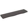 Wall Shelf Dark Brown 80x20x4 cm Treated Solid Wood Oak Colour dark brown Size 80 x 20 x 4 cm Quantity in Package 1 Number of Pieces 