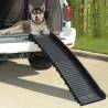 Folding Dog Ramp Black - 155.5x40x15.5 cm | Hipo Market