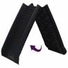 Folding Dog Ramp Black - 155.5x40x15.5 cm | Hipo Market