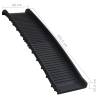 Folding Dog Ramp Black - 155.5x40x15.5 cm | Hipo Market