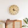  Wall Clock with Luminous Scales and Pointers Yellow Ø30 cm Colour yellow 