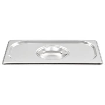 Stainless Steel Lids for GN 14 Pan - Set of 4 | HipoMarket