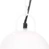 Industrial Hanging Lamp 25W White Round 32 cm E27 - HipoMarket