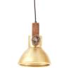 Industrial Hanging Lamp 25W Brass Round 19cm E27 - Hipomarket